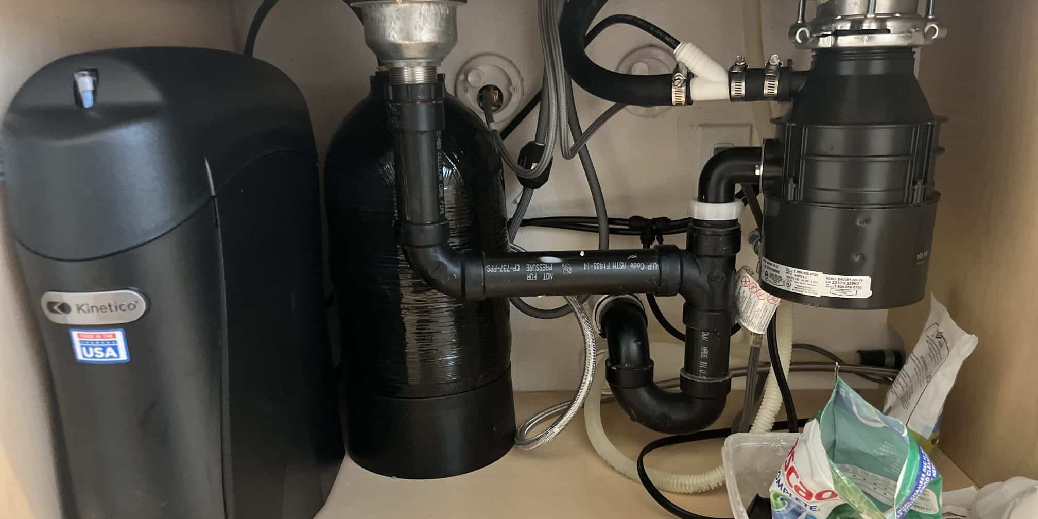 kinetico RO under a sink